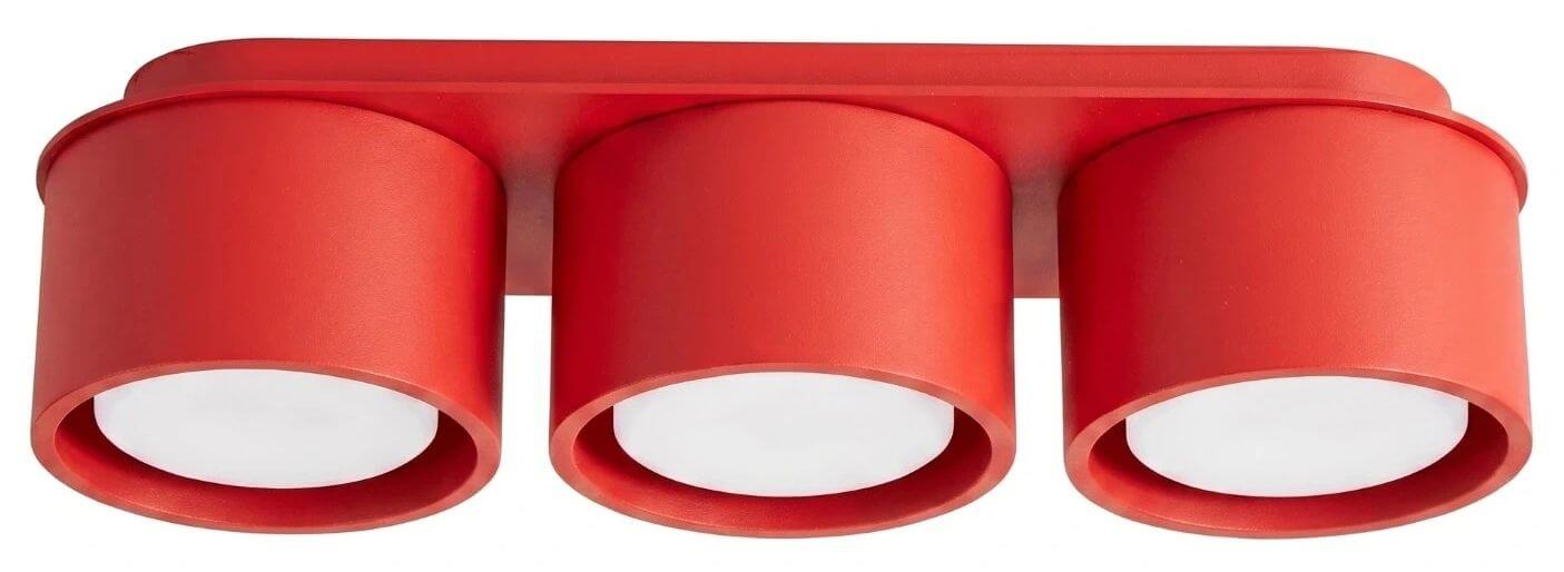 Sollux Lighting Modo lampă de tavan 3x10 W roșu SL.2480