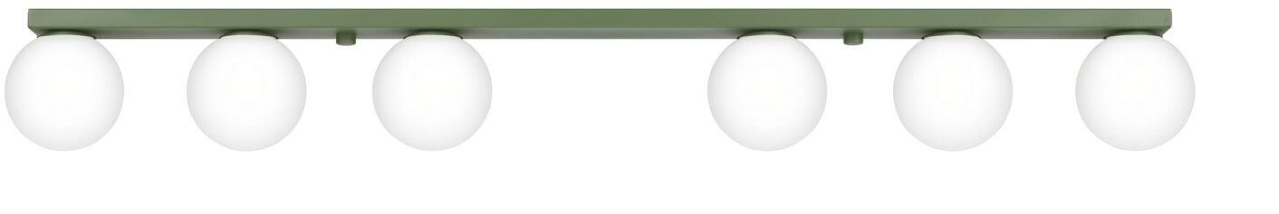 Sollux Lighting Yoli lampă de tavan 6x8 W verde SL.2266