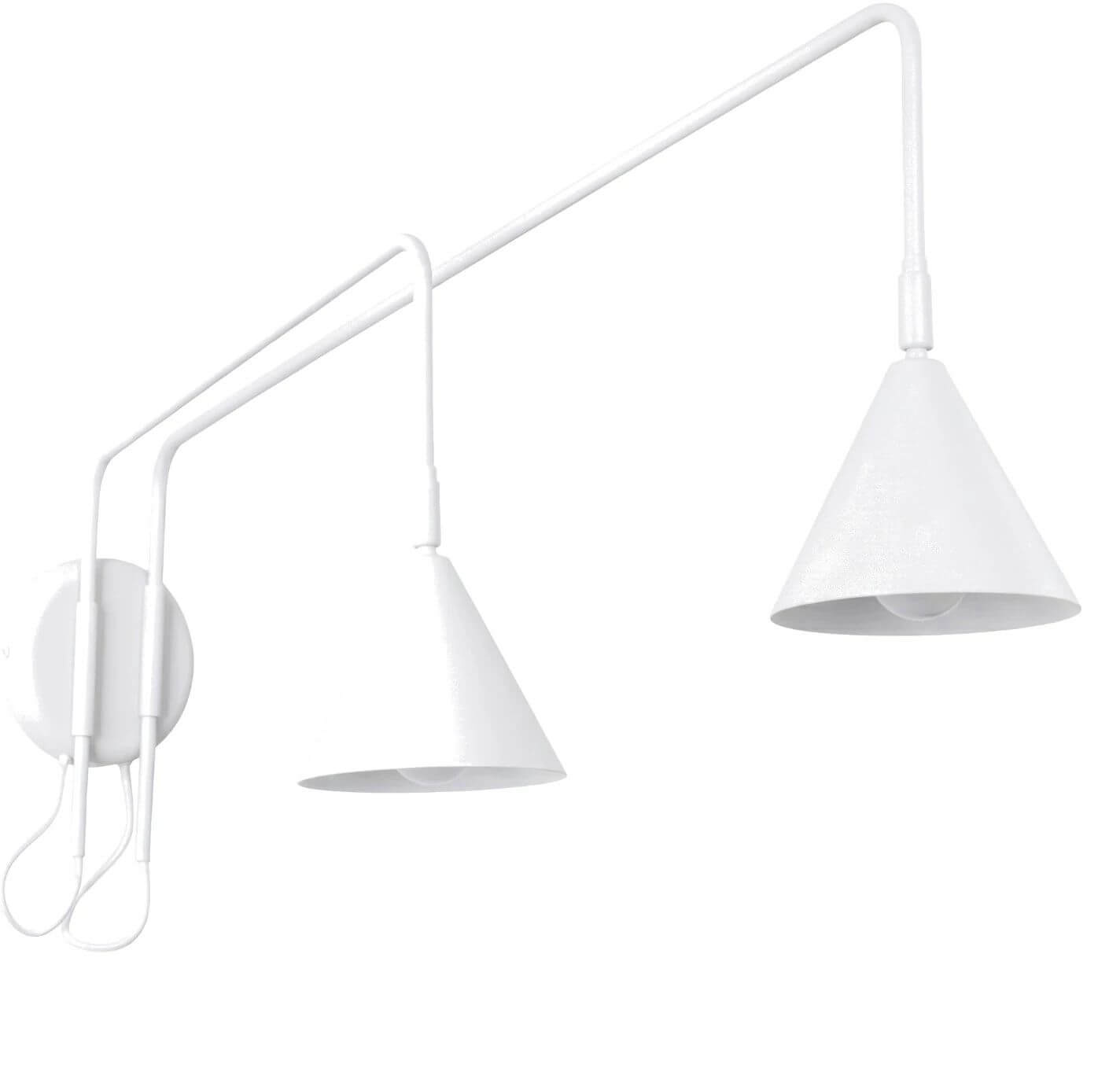 Sollux Lighting Nox lampă de perete 2x10 W alb SL.2506