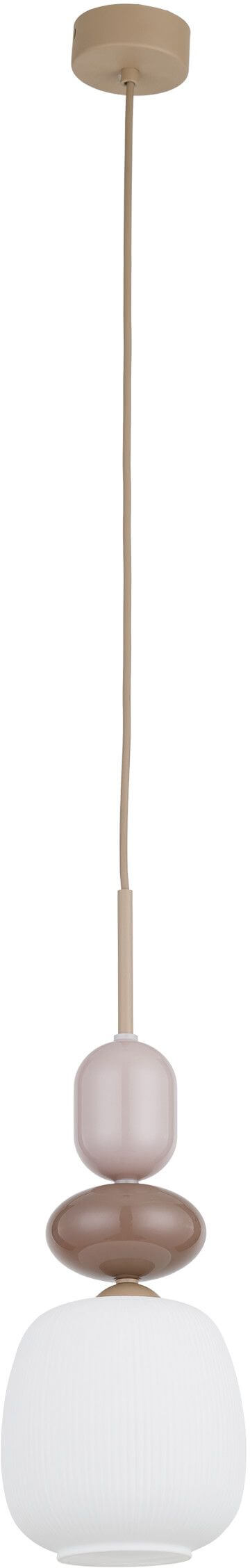 TK Lighting Zen Sabia lampă suspendată 1x10 W alb-bej 11870