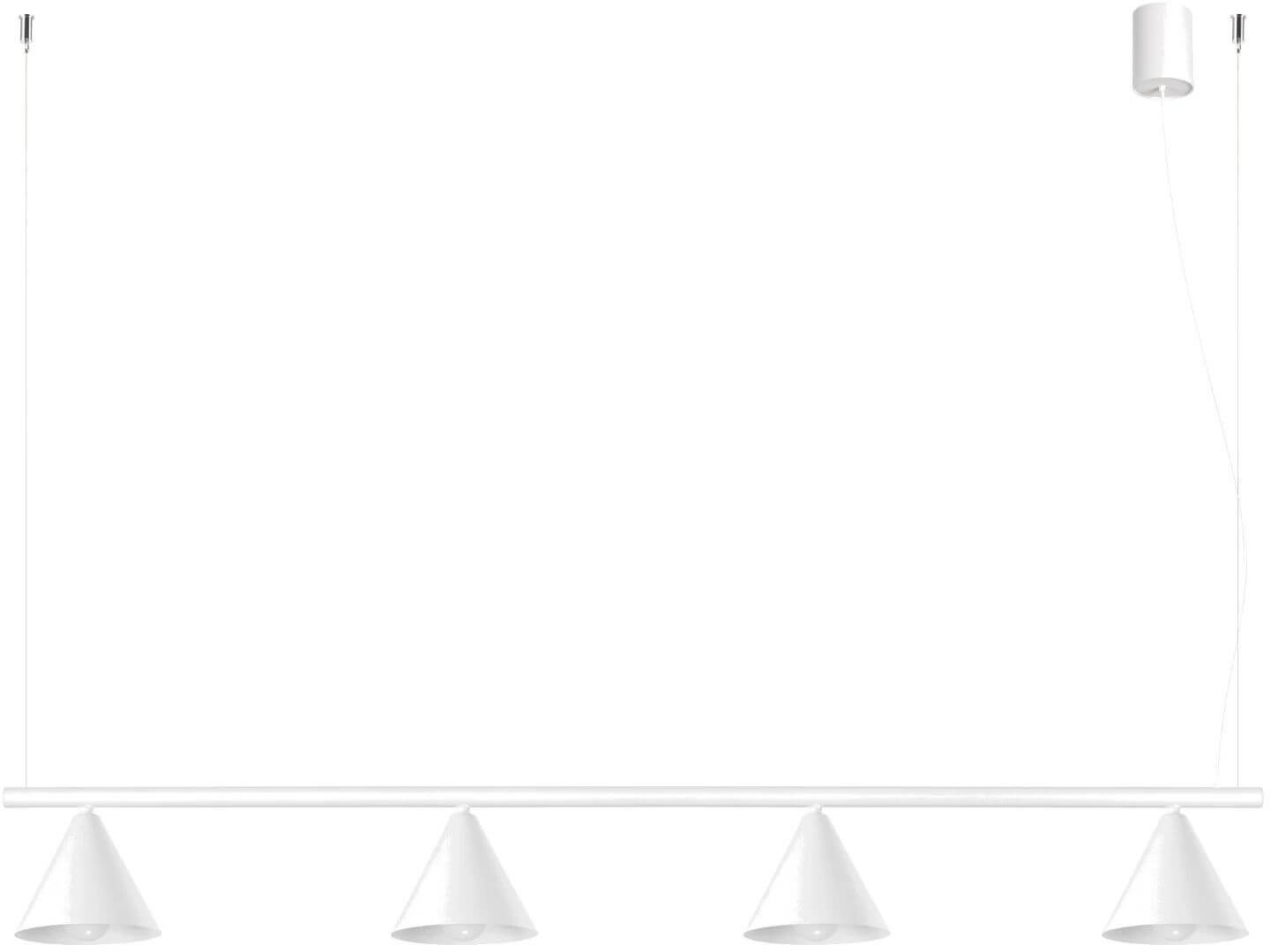 Sollux Lighting Nox lampă suspendată 4x10 W alb SL.2551