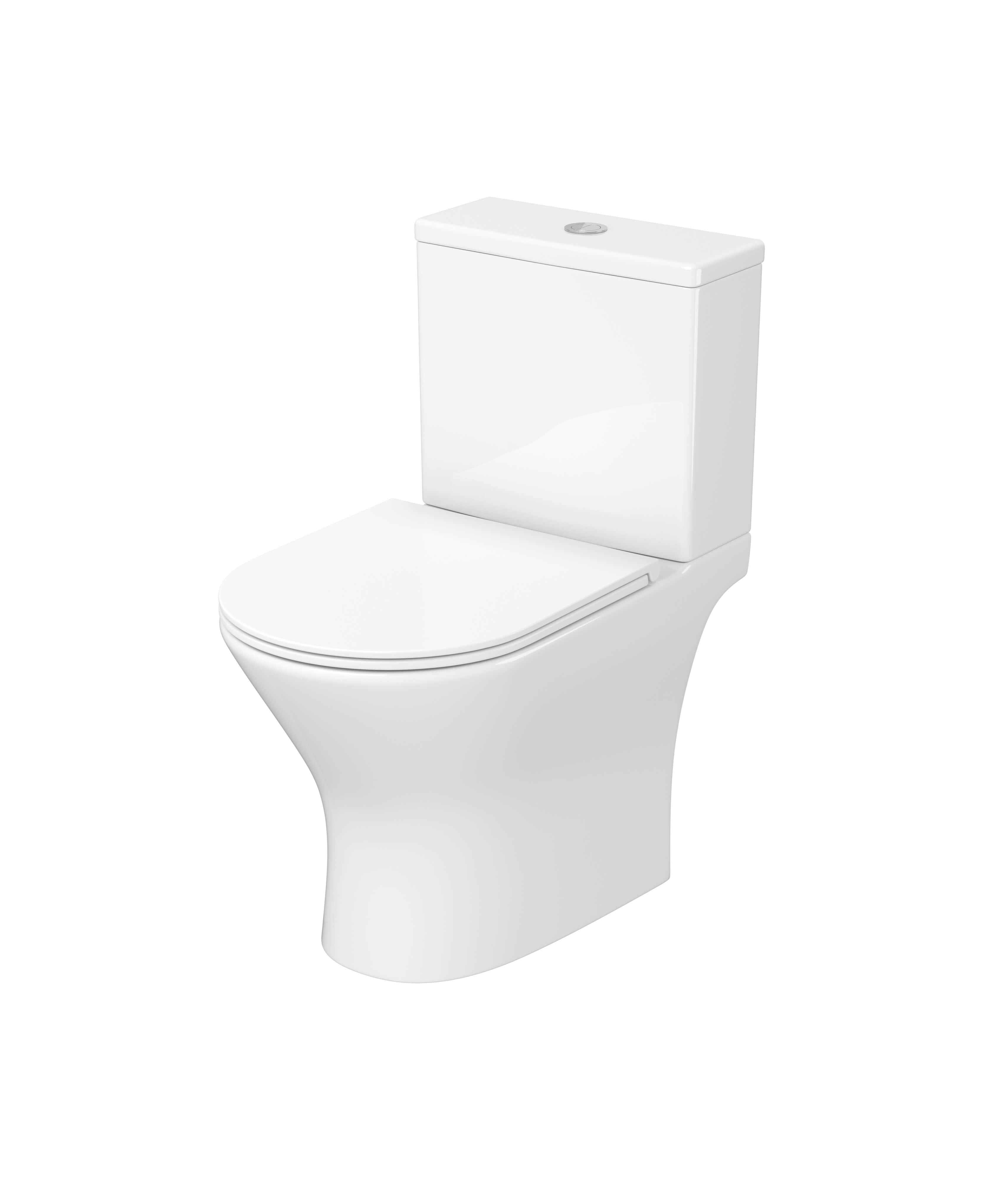 Cersanit Tako wc compact cu capac soft-close cu spălare turbionară alb K3039-003
