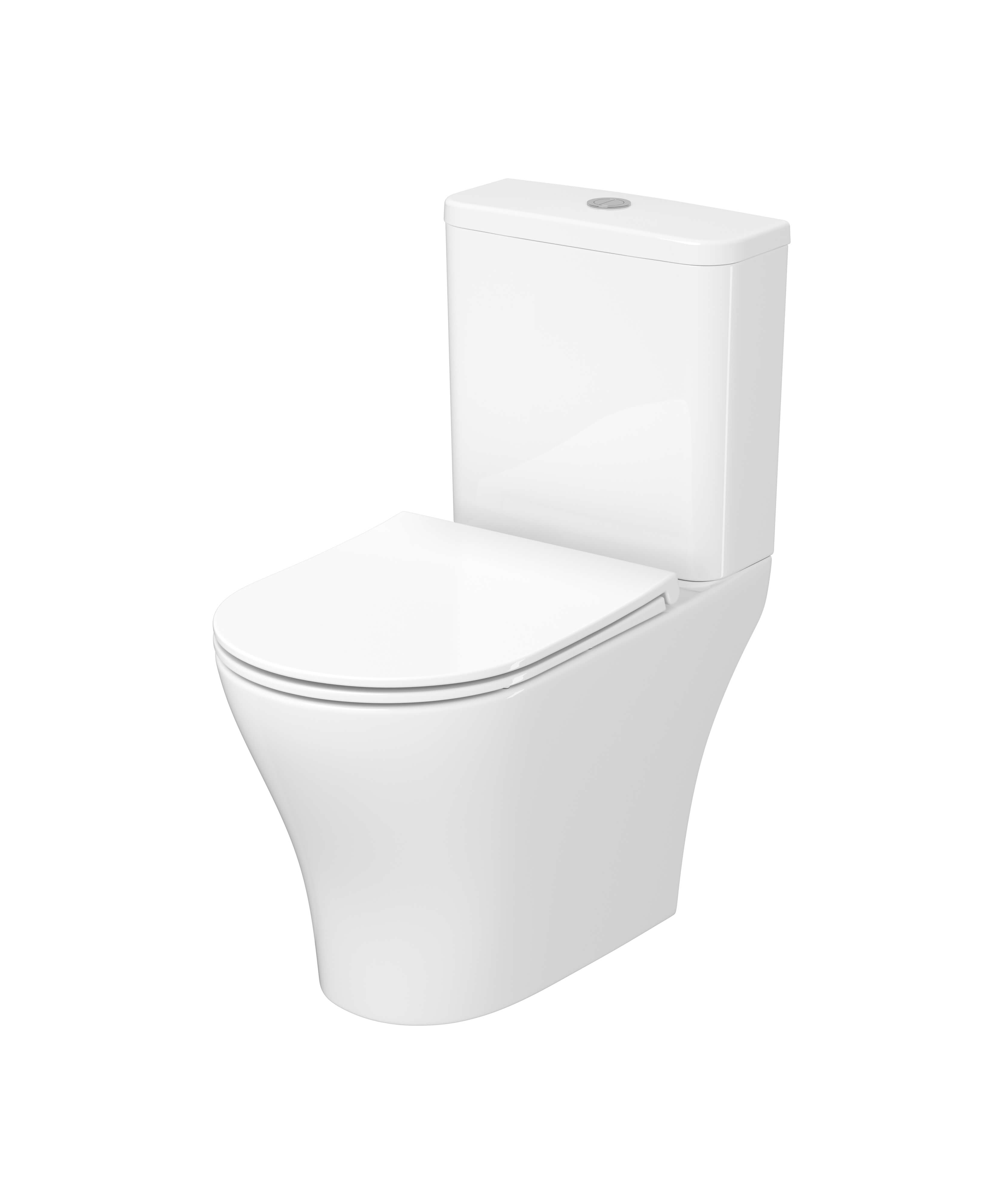 Cersanit Intro wc compact cu capac soft-close cu spălare turbionară alb K3034-002