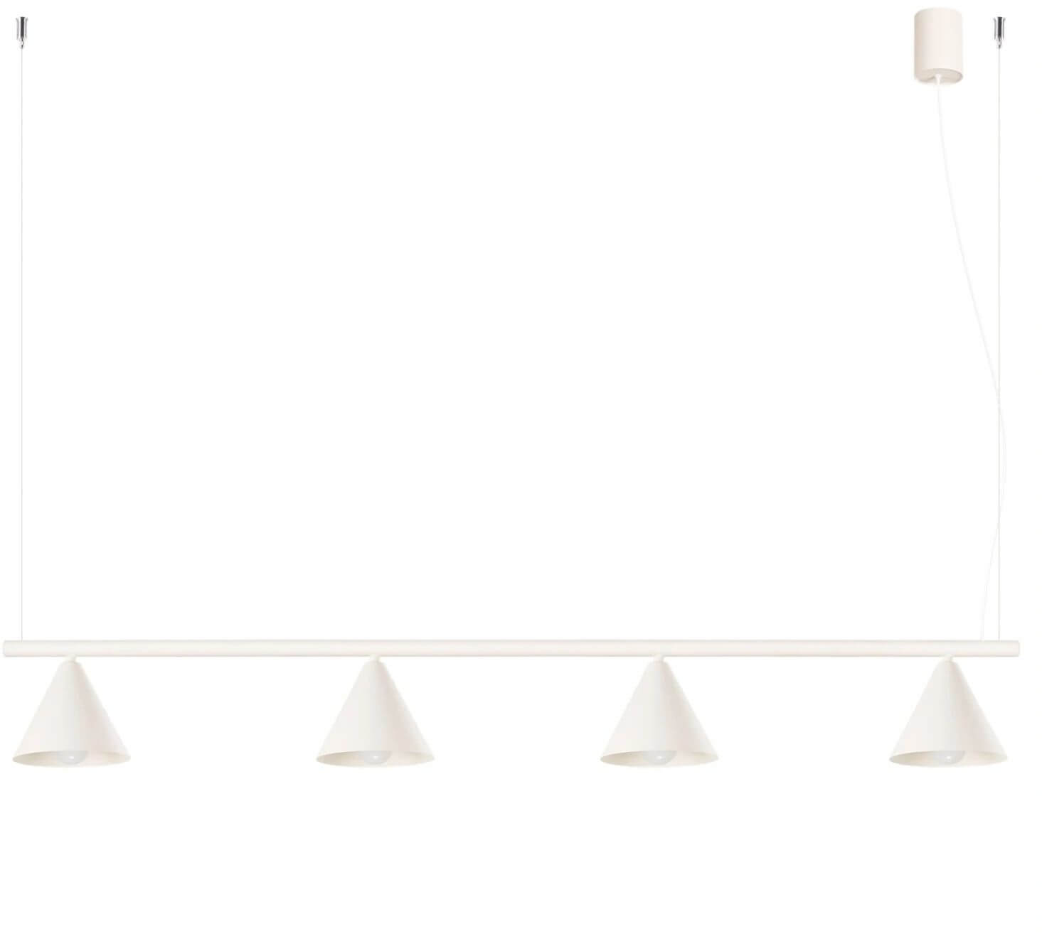 Sollux Lighting Nox lampă suspendată 4x10 W bej SL.2554