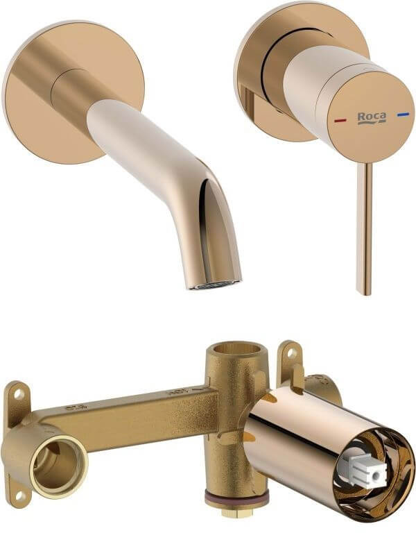 Set baterie lavoar Roca Ona A5A359ERG0, element ascuns Roca Ona A5E3501RG0