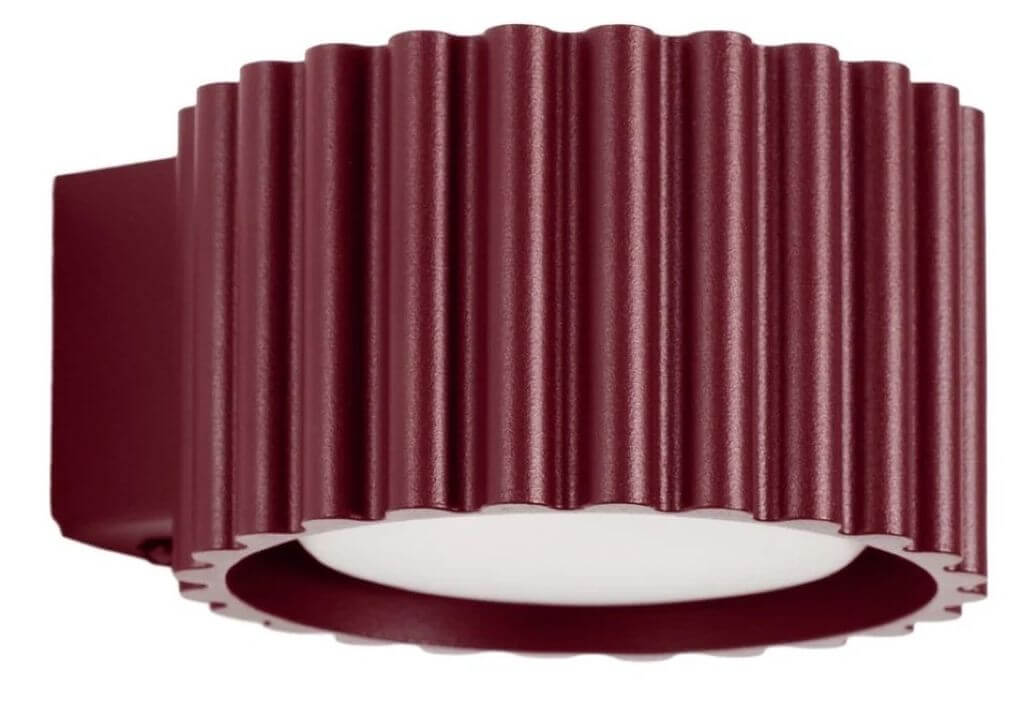 Sollux Lighting Aura lampă de perete 1x10 W burgundia SL.2620
