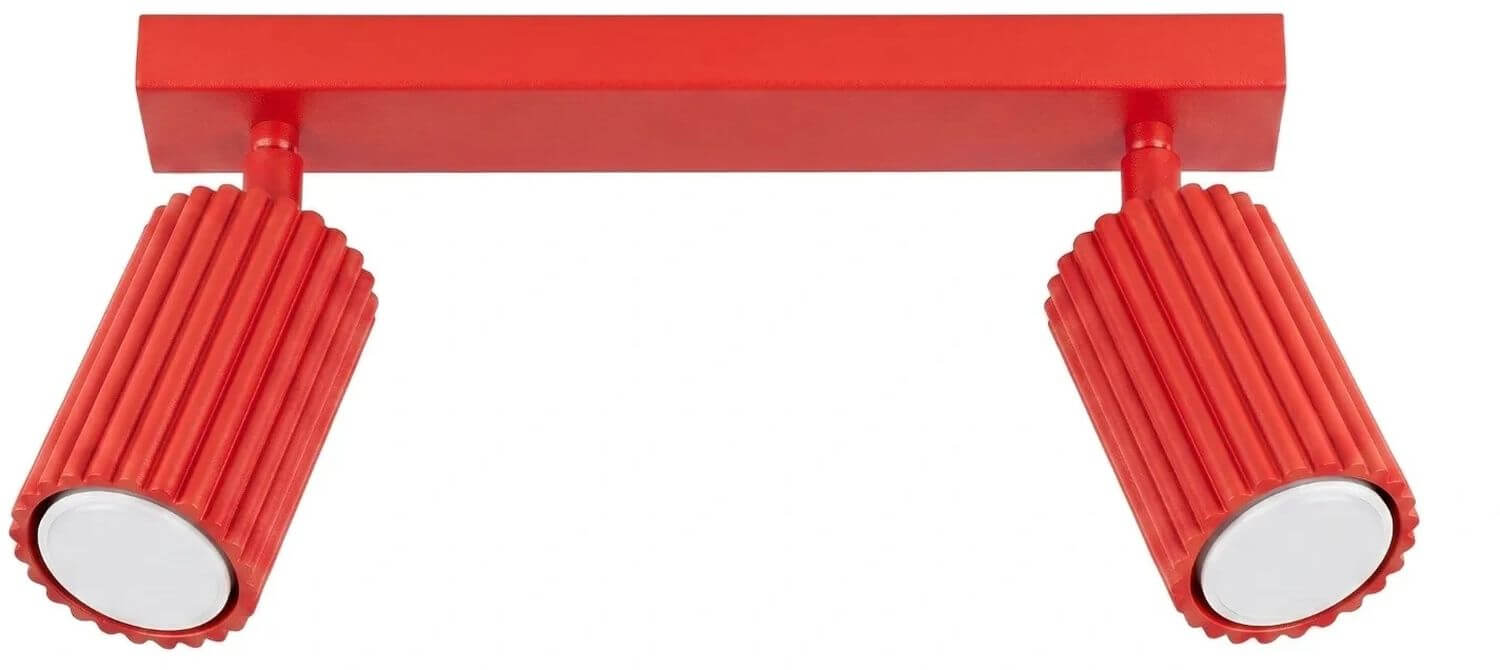 Sollux Lighting Karbon lampă de tavan 2x10 W roșu SL.2365