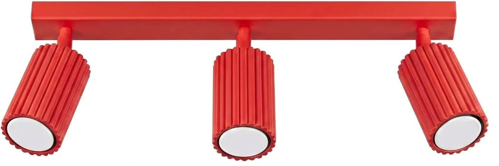 Sollux Lighting Karbon lampă de tavan 3x10 W roșu SL.2366