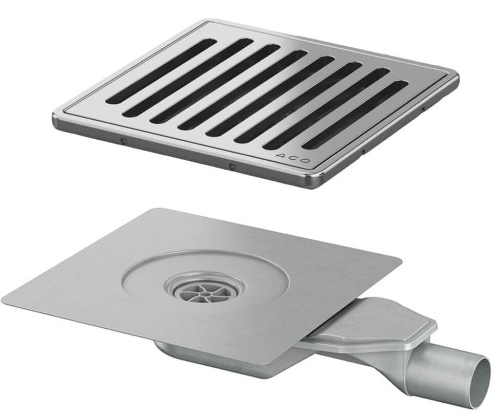 Set rigolă duș ACO 9010.68.07, rigolă duș ACO 2245.25.00