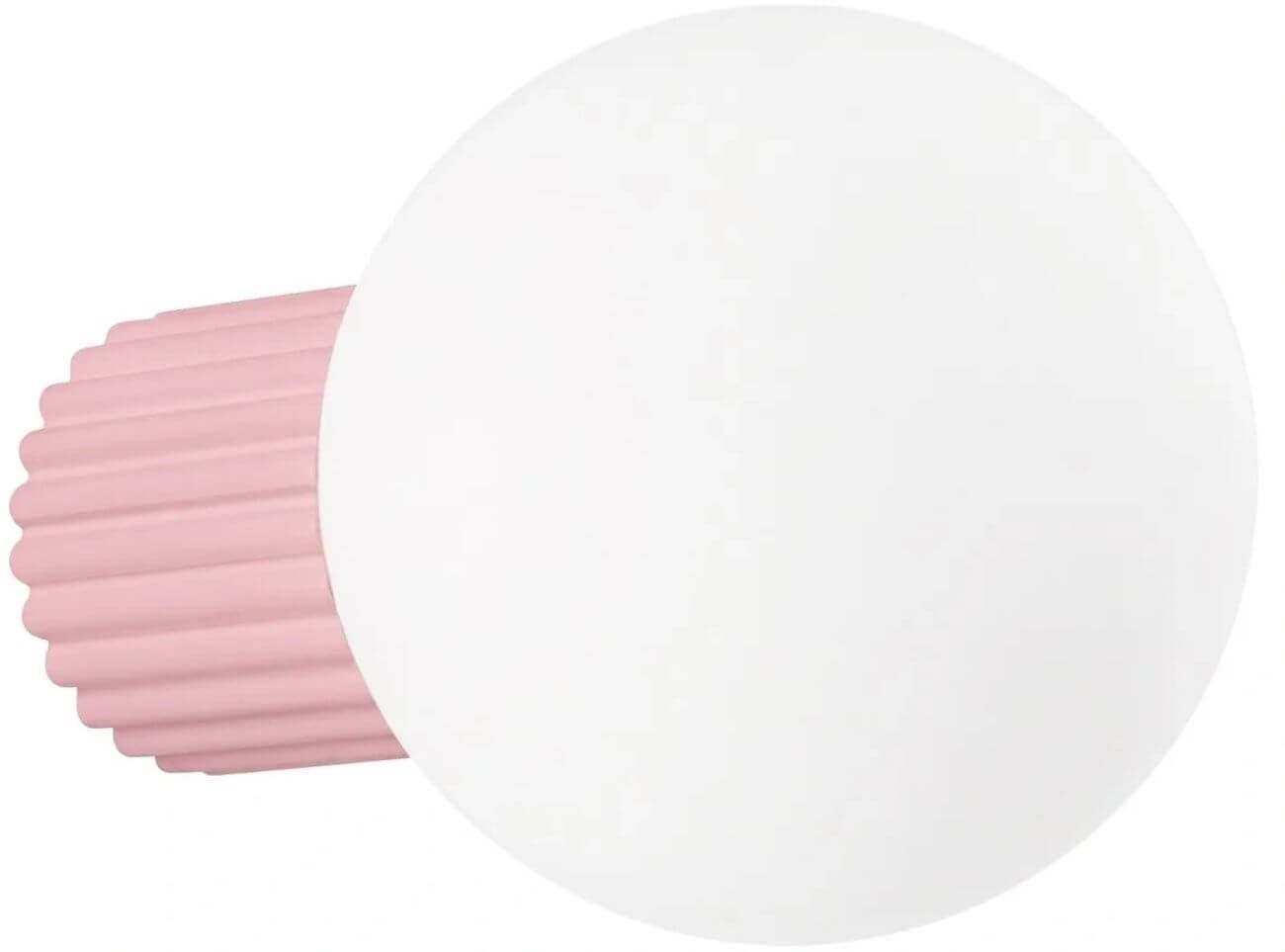 Sollux Lighting Halo lampă de perete 1x8 W alb-roz SL.2385