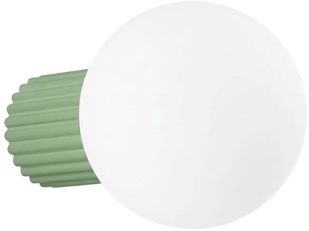 Sollux Lighting Halo lampă de perete 1x8 W alb-verde SL.2388