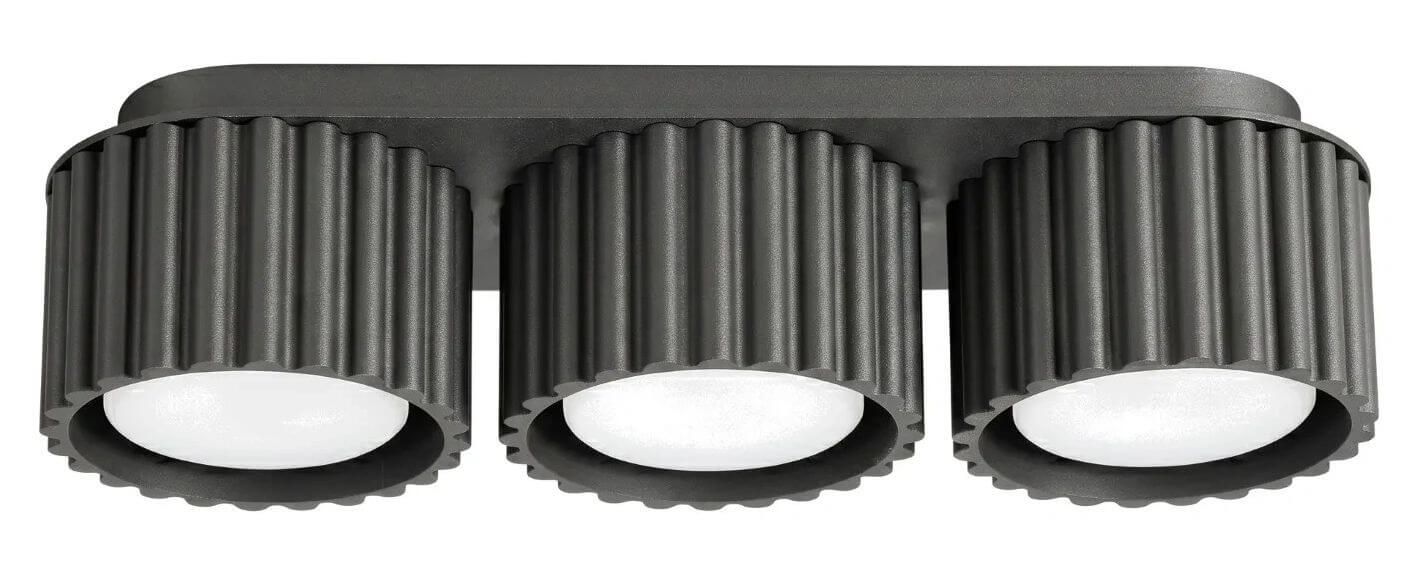 Sollux Lighting Aura lampă de tavan 3x10 W negru SL.2629