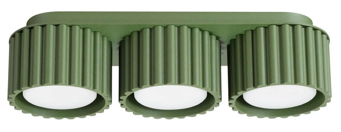 Sollux Lighting Aura lampă de tavan 3x10 W verde SL.2631
