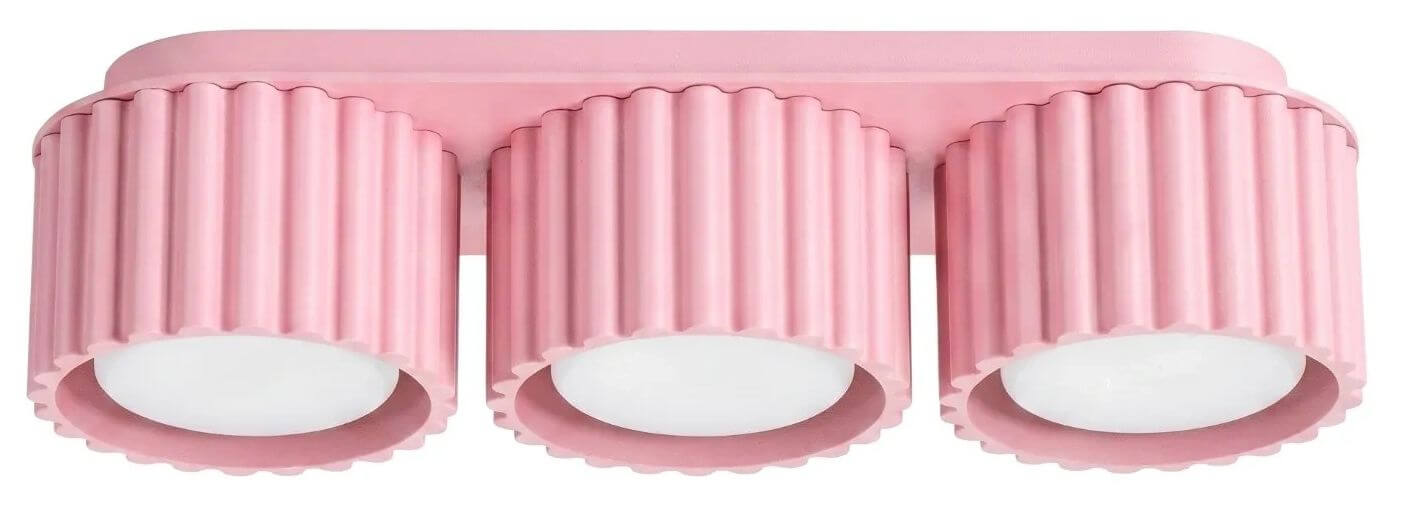 Sollux Lighting Aura lampă de tavan 3x10 W roz SL.2638