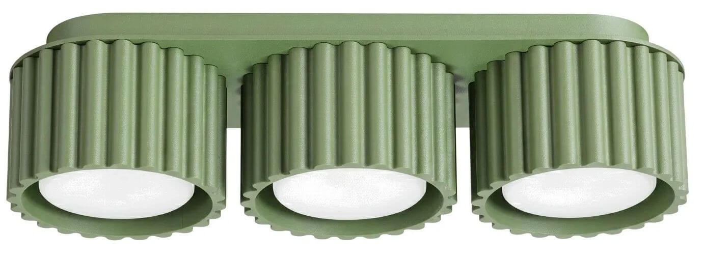 Sollux Lighting Aura lampă de tavan 3x10 W verde SL.2639