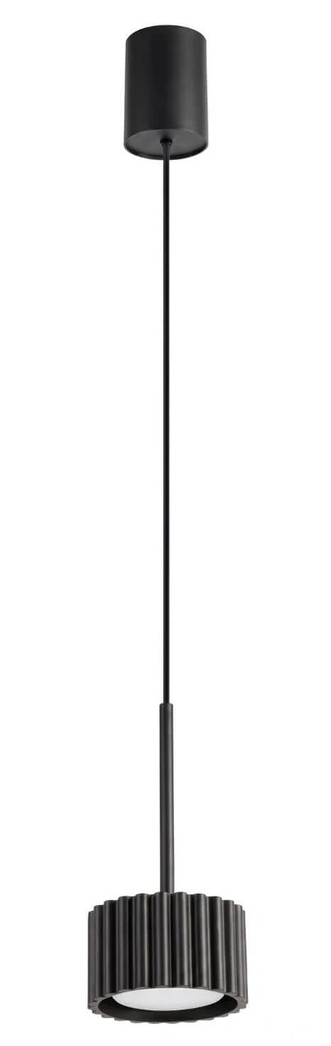 Sollux Lighting Aura lampă suspendată 1x10 W negru SL.2677