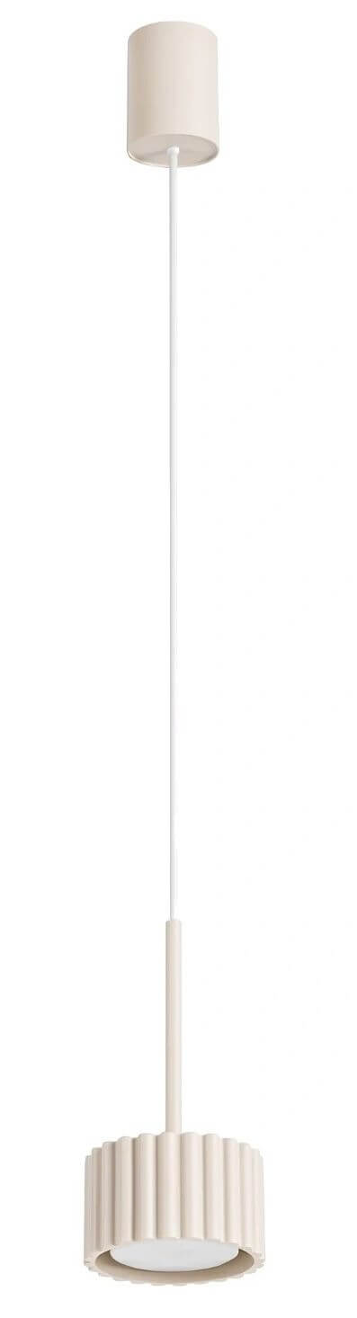 Sollux Lighting Aura lampă suspendată 1x10 W bej SL.2678