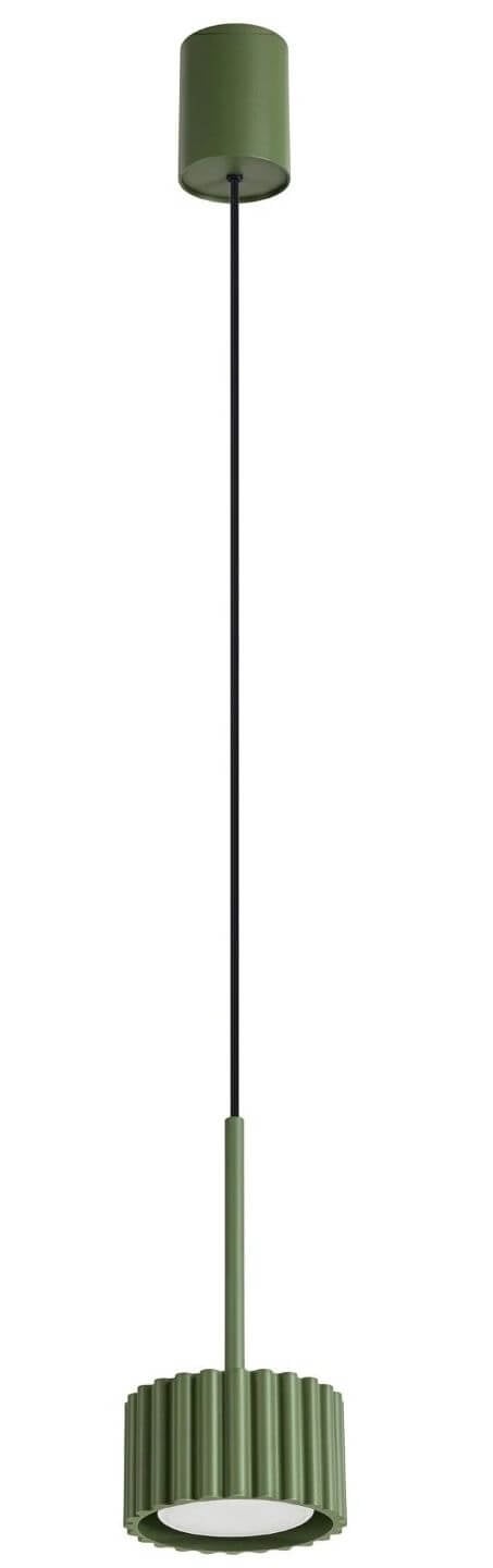 Sollux Lighting Aura lampă suspendată 1x10 W verde SL.2679
