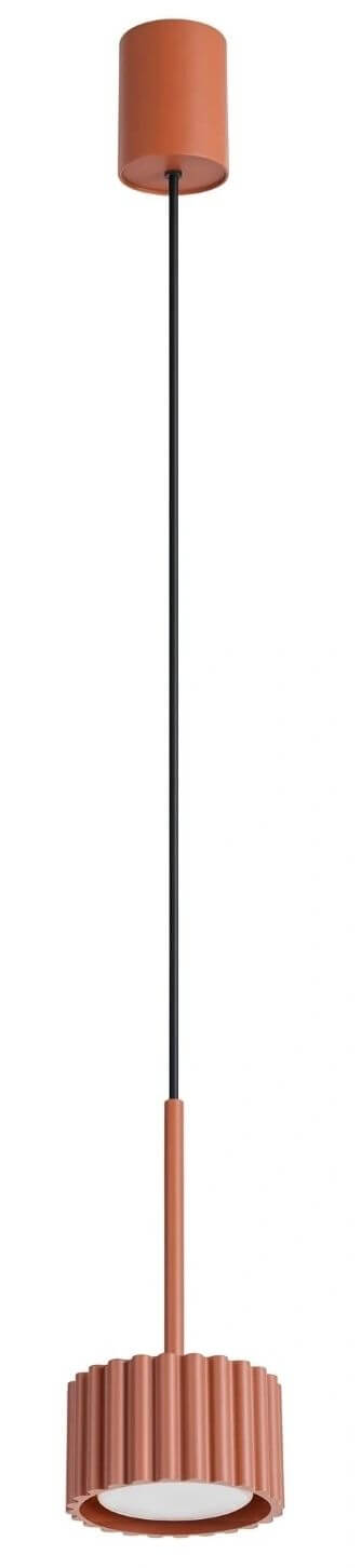Sollux Lighting Aura lampă suspendată 1x10 W roșu SL.2680