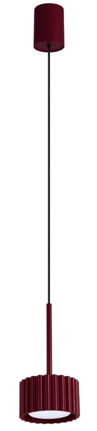 Sollux Lighting Aura lampă suspendată 1x10 W burgundia SL.2684