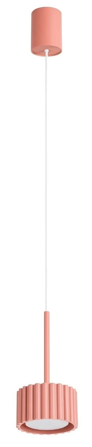Sollux Lighting Aura lampă suspendată 1x10 W roz SL.2685