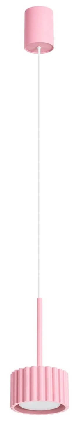Sollux Lighting Aura lampă suspendată 1x10 W roz SL.2686