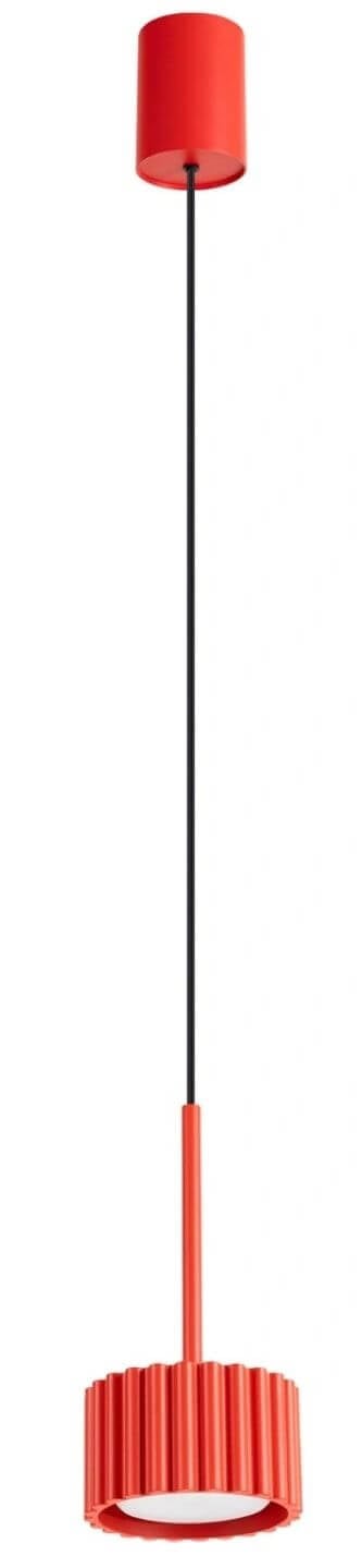 Sollux Lighting Aura lampă suspendată 1x10 W roșu SL.2689