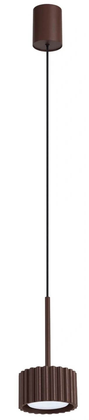 Sollux Lighting Aura lampă suspendată 1x10 W maro SL.2690