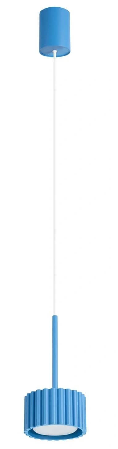 Sollux Lighting Aura lampă suspendată 1x10 W albastru SL.2691