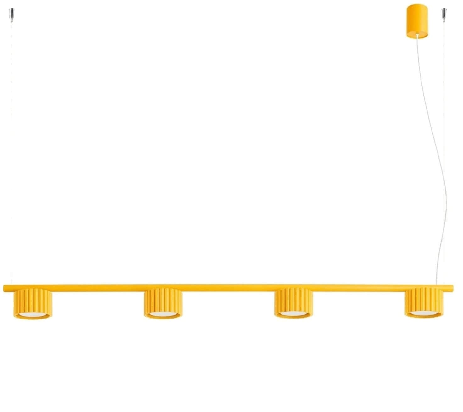 Sollux Lighting Aura lampă suspendată 4x10 W galben SL.2707