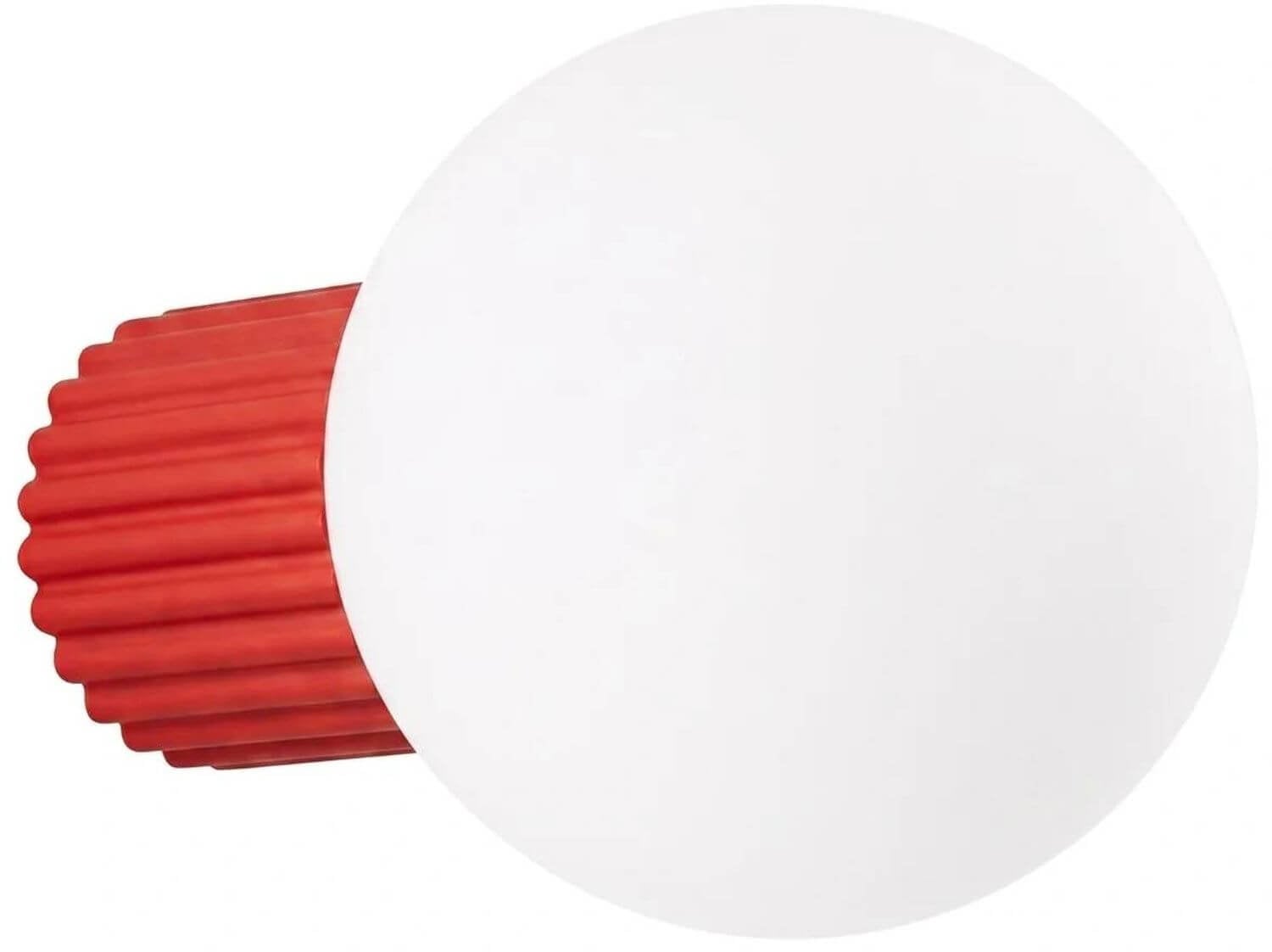 Sollux Lighting Halo lampă de perete 1x8 W alb-roșu SL.2394