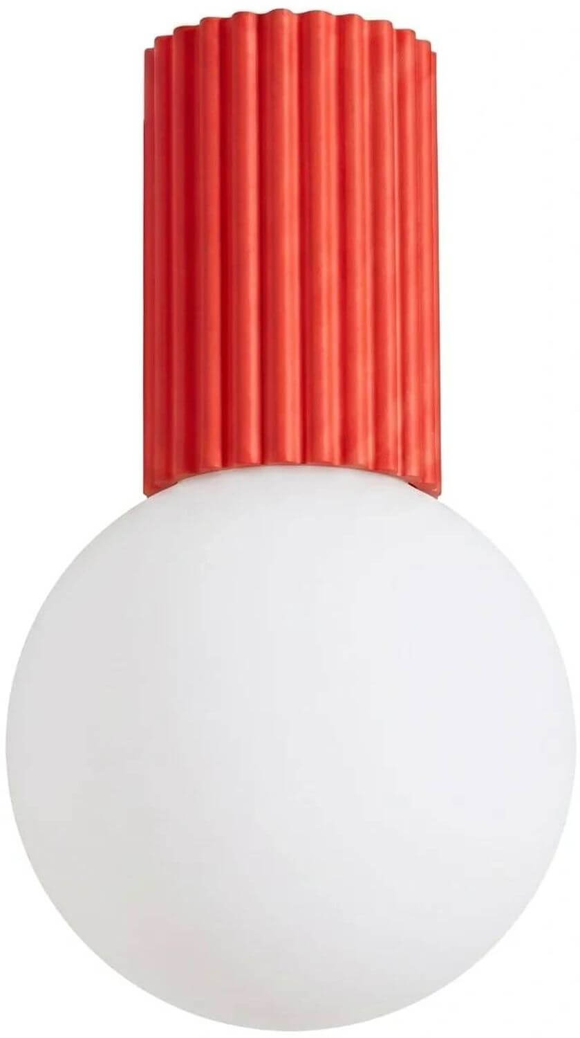 Sollux Lighting Halo lampă de tavan 1x8 W alb-roșu SL.2395
