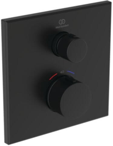 Ideal Standard Ceratherm Navigo baterie de duș ascuns cu termostat negru A8580XG