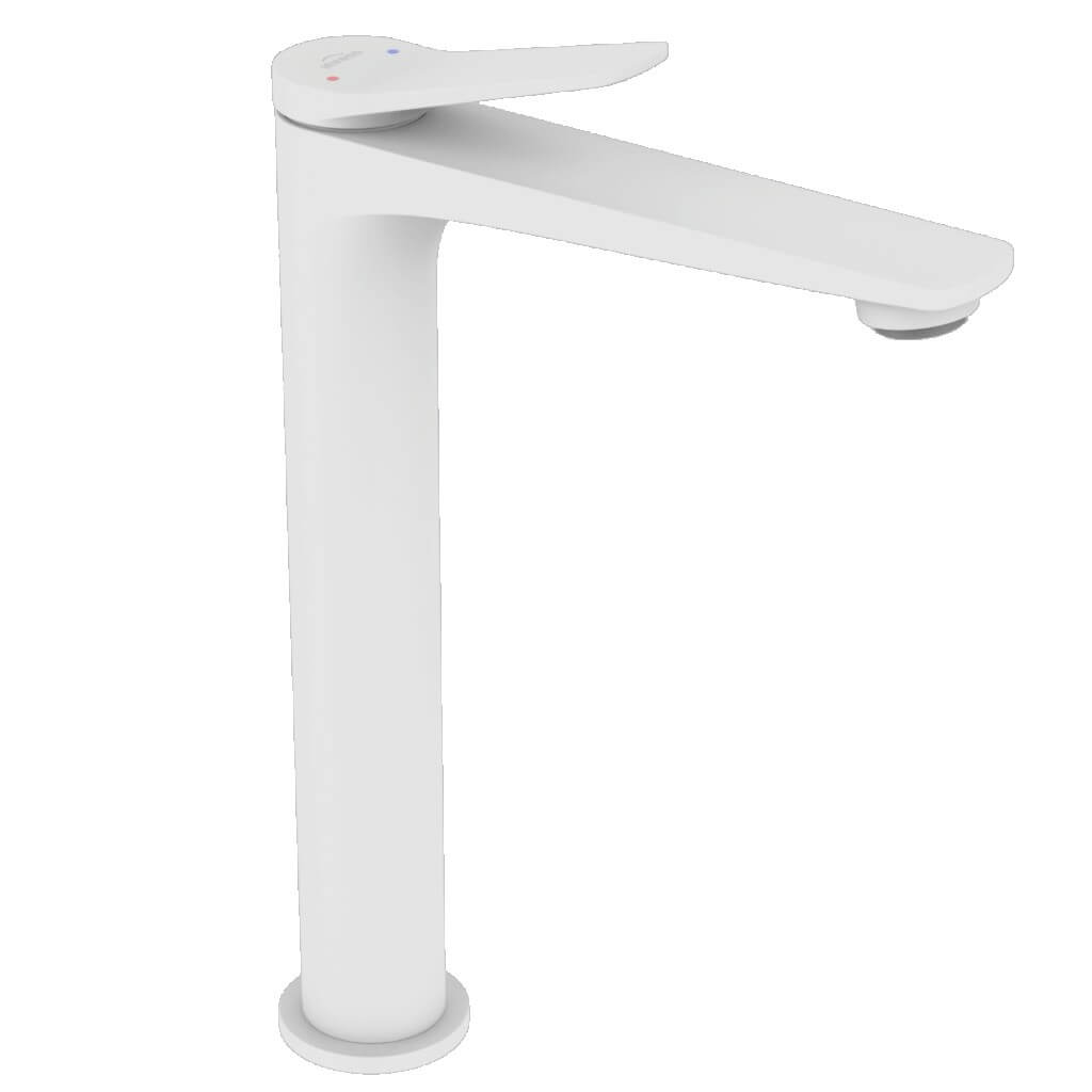 Invena Alonia baterie lavoar stativ alb BU-70-W02