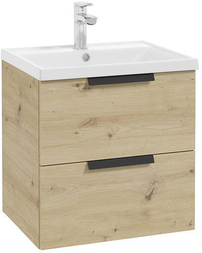 Defra Faro dulap 50x40x50 cm sub chiuveta pe perete stejar 310-D-05002