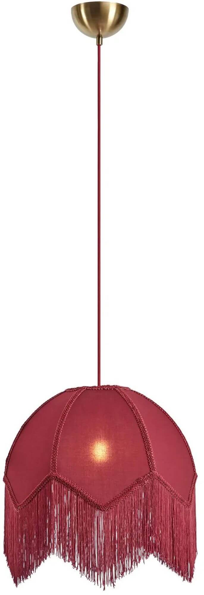 Markslöjd Gertrud lampă suspendată 1x60 W roșu 109302