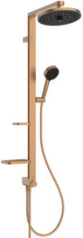 Ideal Standard Ceratwist Alu+ set de duș perete cu duș de ploaie || BD585BR