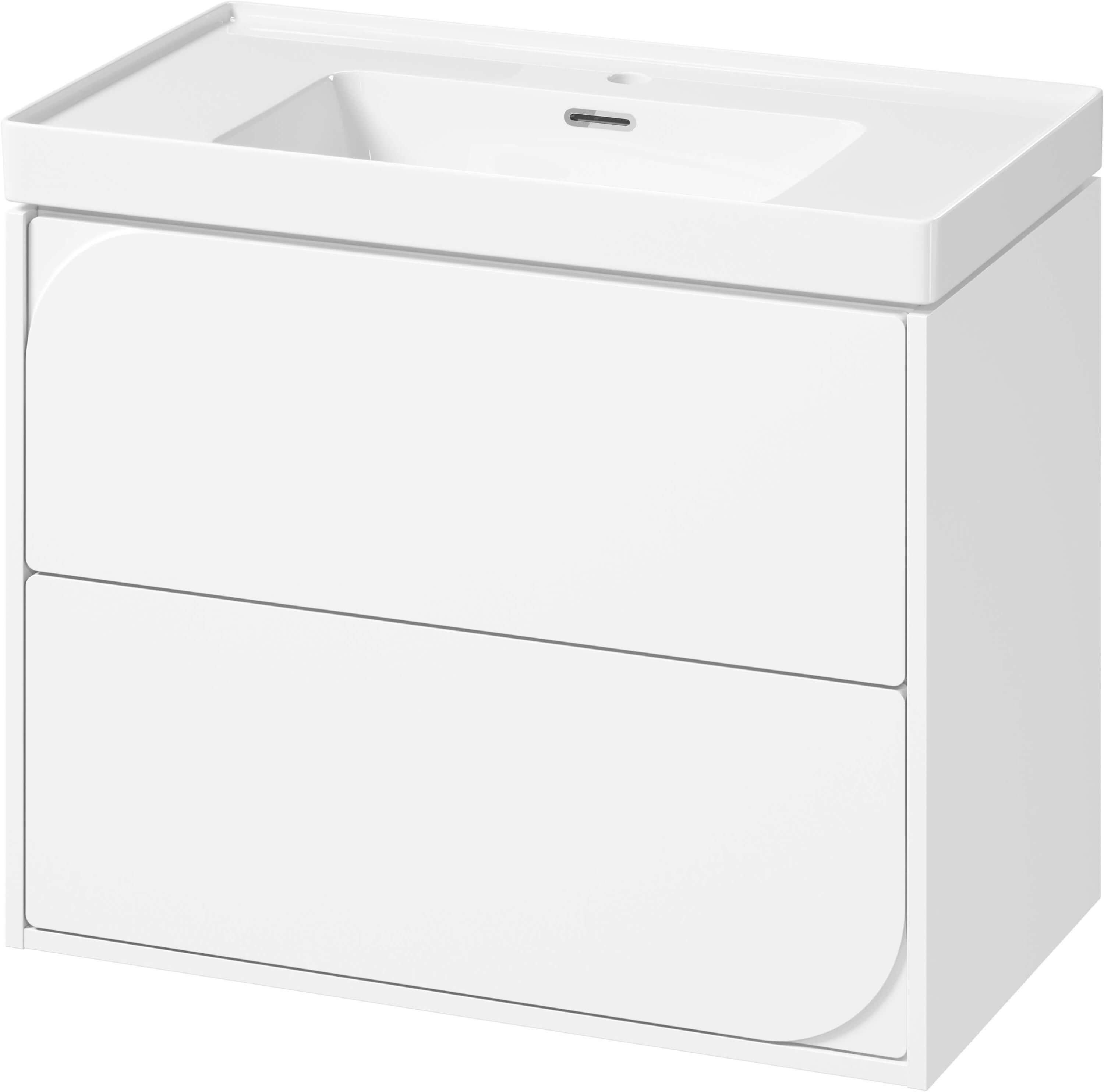 Set dulap Cersanit Crea II S1058–021, lavoar Cersanit Crea K114-017