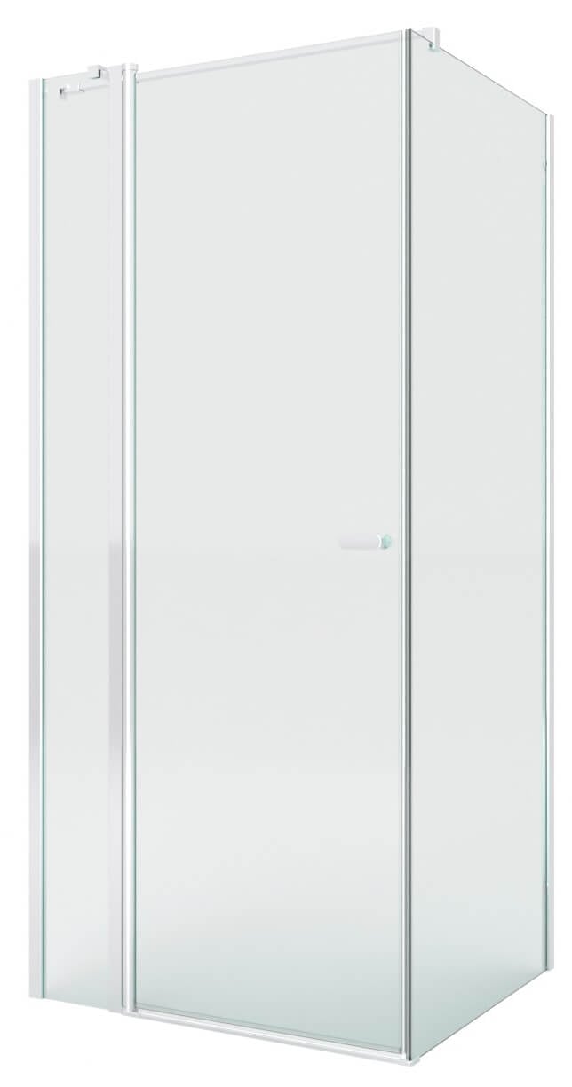 New Trendy New Soleo cabină de duș 90x80 cm dreptunghiular crom luciu/sticlă transparentă K-0394-WP