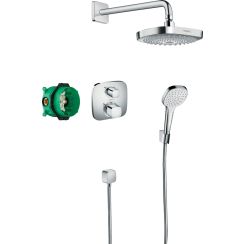 Hansgrohe Croma set de duș ascuns cu termostat crom 27294000