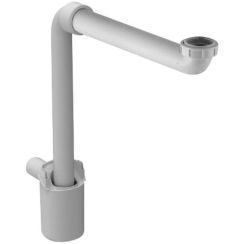 Duravit sifon pentru lavoar tubular alb 0050760000