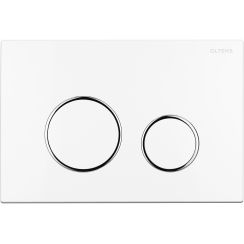 Oltens Lule buton de spălare pentru WC alb/crom/alb 57104000