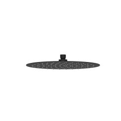 Oltens Vindel cap de duș 30x30 cm rotund negru mat 37000300