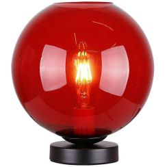 Candellux Globe veioză 1x60 W roșu 41-78278