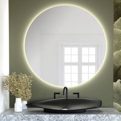 Baltica Design Bright oglindă 70x70 cm rotund cu iluminare 5904107912592