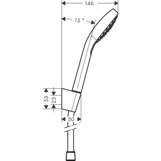 Set cap de duș Hansgrohe Select 26522400, baterie cadă-duș Hansgrohe Talis S 72405000, 72021000, 27413000, 26421400, 27454000