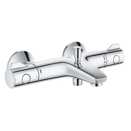 Set baterie cadă-duș Grohe Grohtherm 800 34567000, set de duș Grohe Vitalio SmartActive 26596000