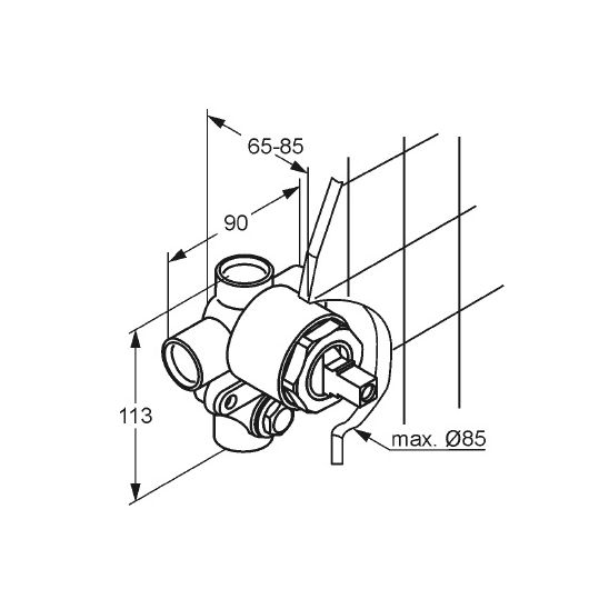 Set cap de duș Kludi A-QA 6433087-00, baterie cadă-duș Kludi Bozz 387163976, 38624N, 6651439-00, 3912039-00, 6107139-00, 6054739-00