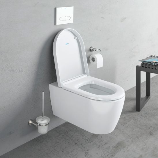 Set vas WC Duravit ME by Starck 2529090000, capac WC Duravit ME by Starck 0020090000