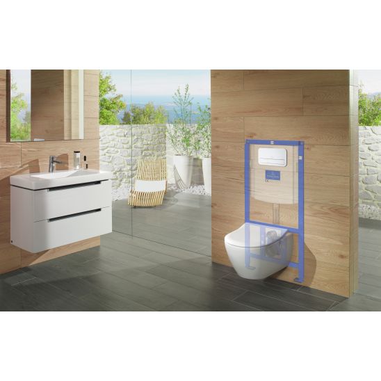 Set set Combi-Pack cu tablă Villeroy & Boch Subway 2.0 5614R2R1, cadru încastrat Villeroy & Boch ViConnect 92246100, 92249061